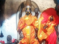 मंजरथ-मंजिर‍िका-प्राचीन श्रीलक्ष्मी-त्रिव‍िक्रम मंद‍िरातील मूर्ति