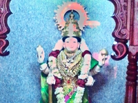 नरसोबावाडी-श्रीकृष्णावेणीची काष्ठाची मूर्ति